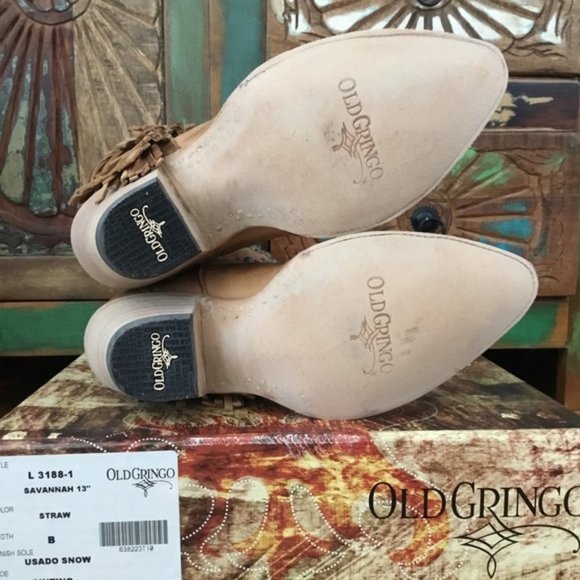 NIB Old Gringo Savannah Straw Fringe (10) - Picture 10 of 13